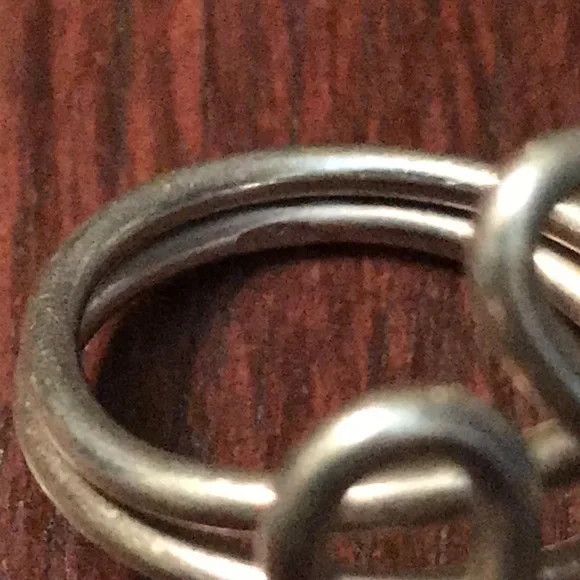 Unique sterling silver ring size 8 - Picture 9 of 12